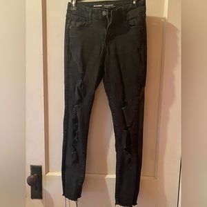 Black Ripped Skinny Jeans